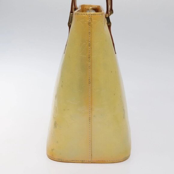 LOUIS VUITTON Monogram Vernis Houston Hand Bag Gris M91053 LV Auth 118524 - Picture 6 of 16